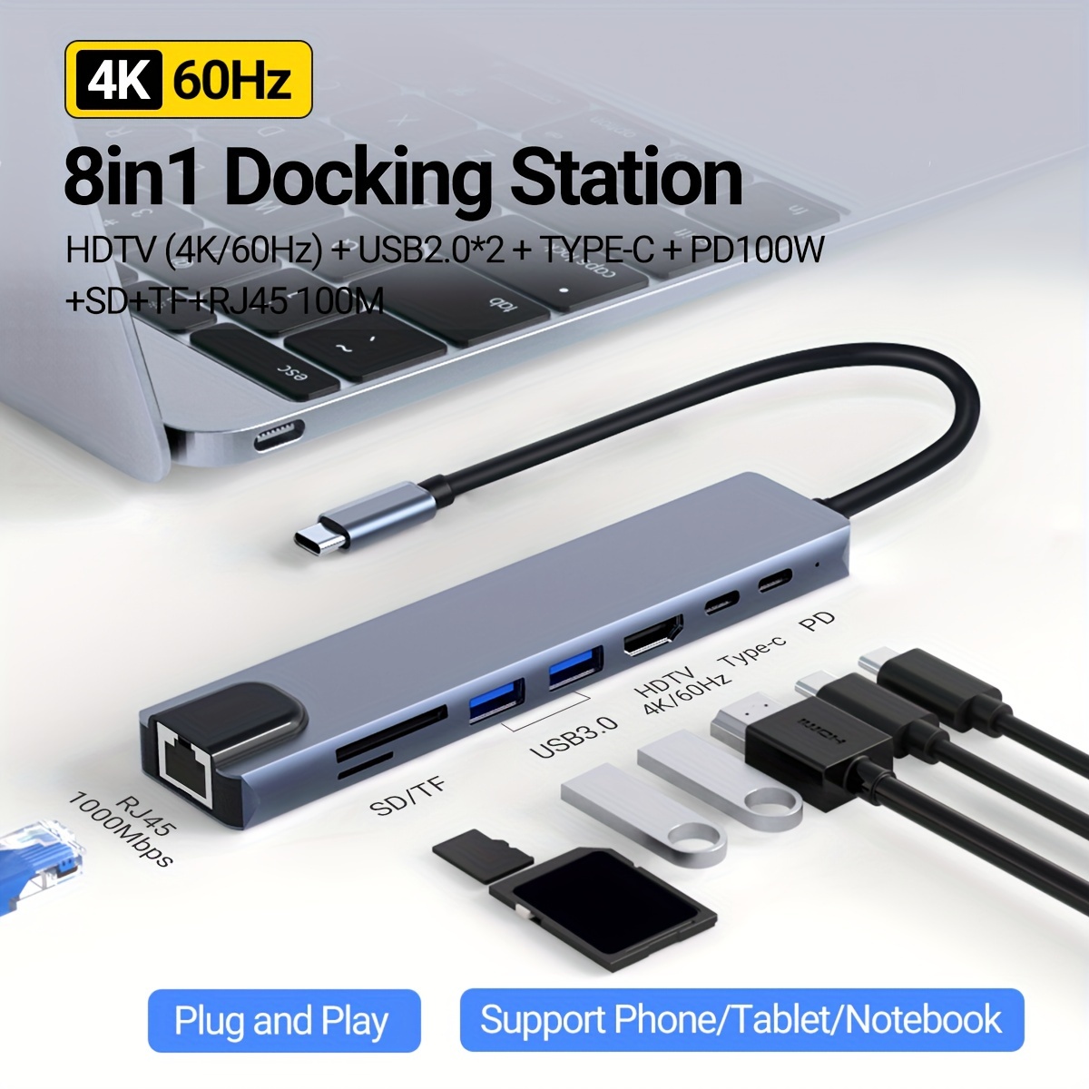 Acquista Docking station USB verticale per supporto portatile per