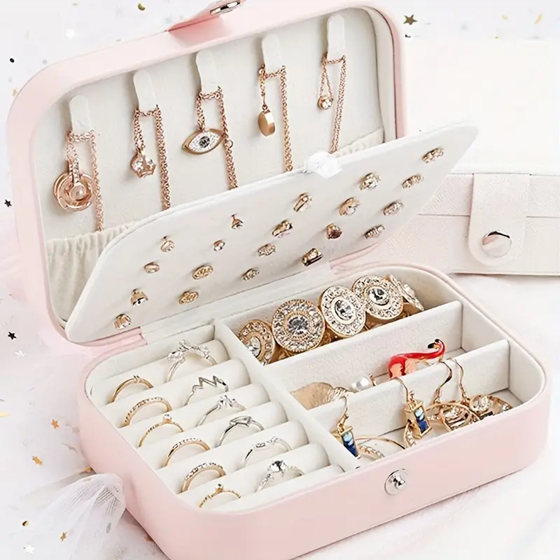 Multi color Classic Simple Jewelry Accessories Storage Box - Temu