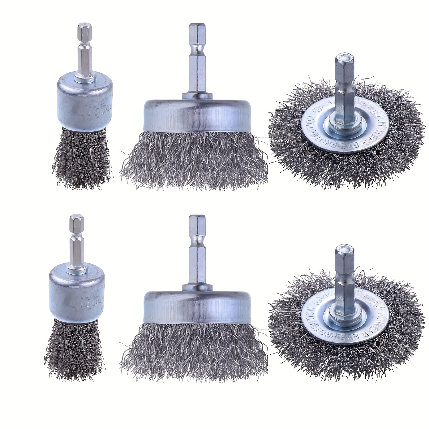 2 Pack Wire Wheel Brush Wire Wheel Brush For Drill Attachment, 2 Inch Heavy  Duty
