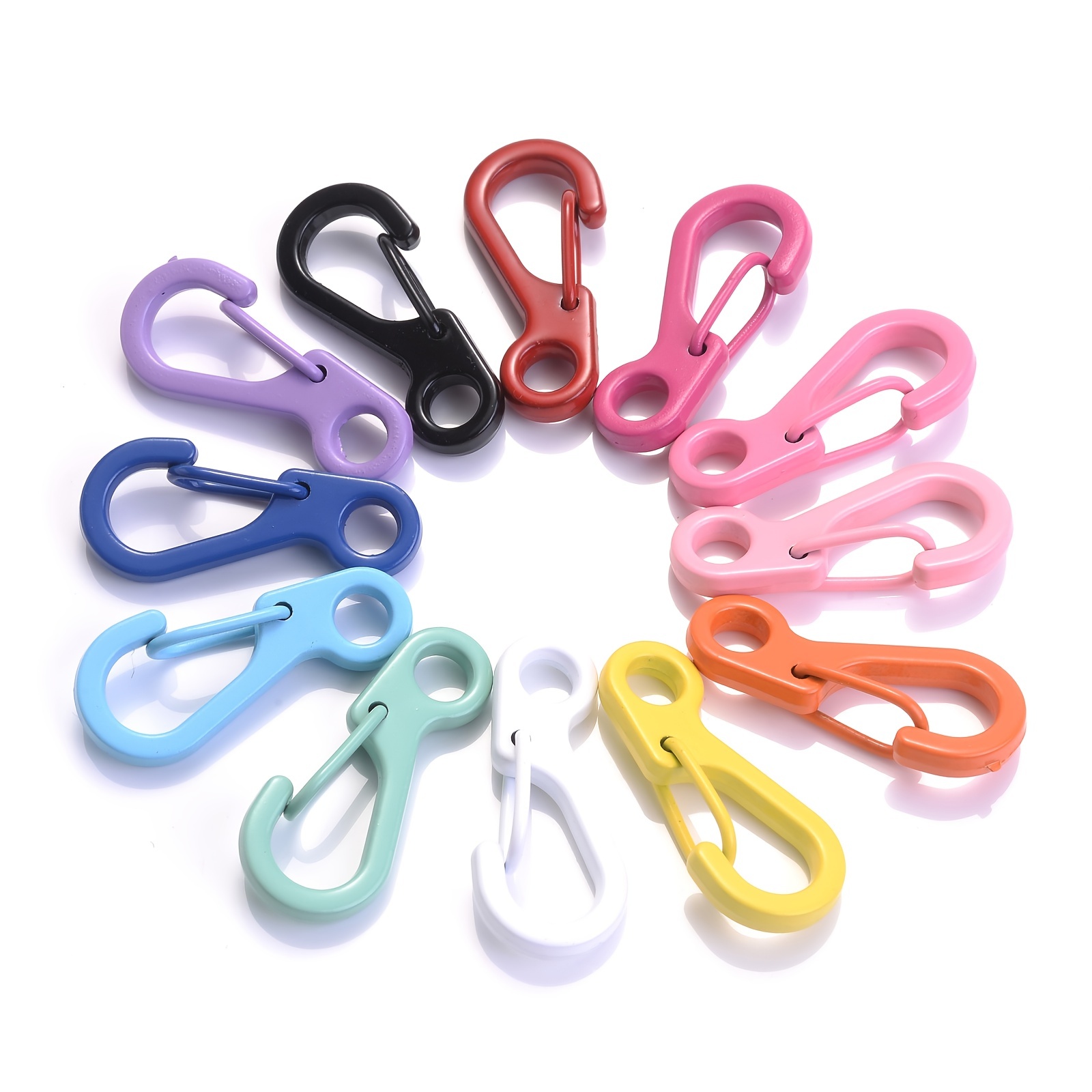 20pcs Plastic Lobster Clasp ,Plastic Lobster Claw Clasp with Stainless  Steel Lobster Clasp Plastic Lobster Hooks for Backpack Clasp Toy Keychain ,  Toy