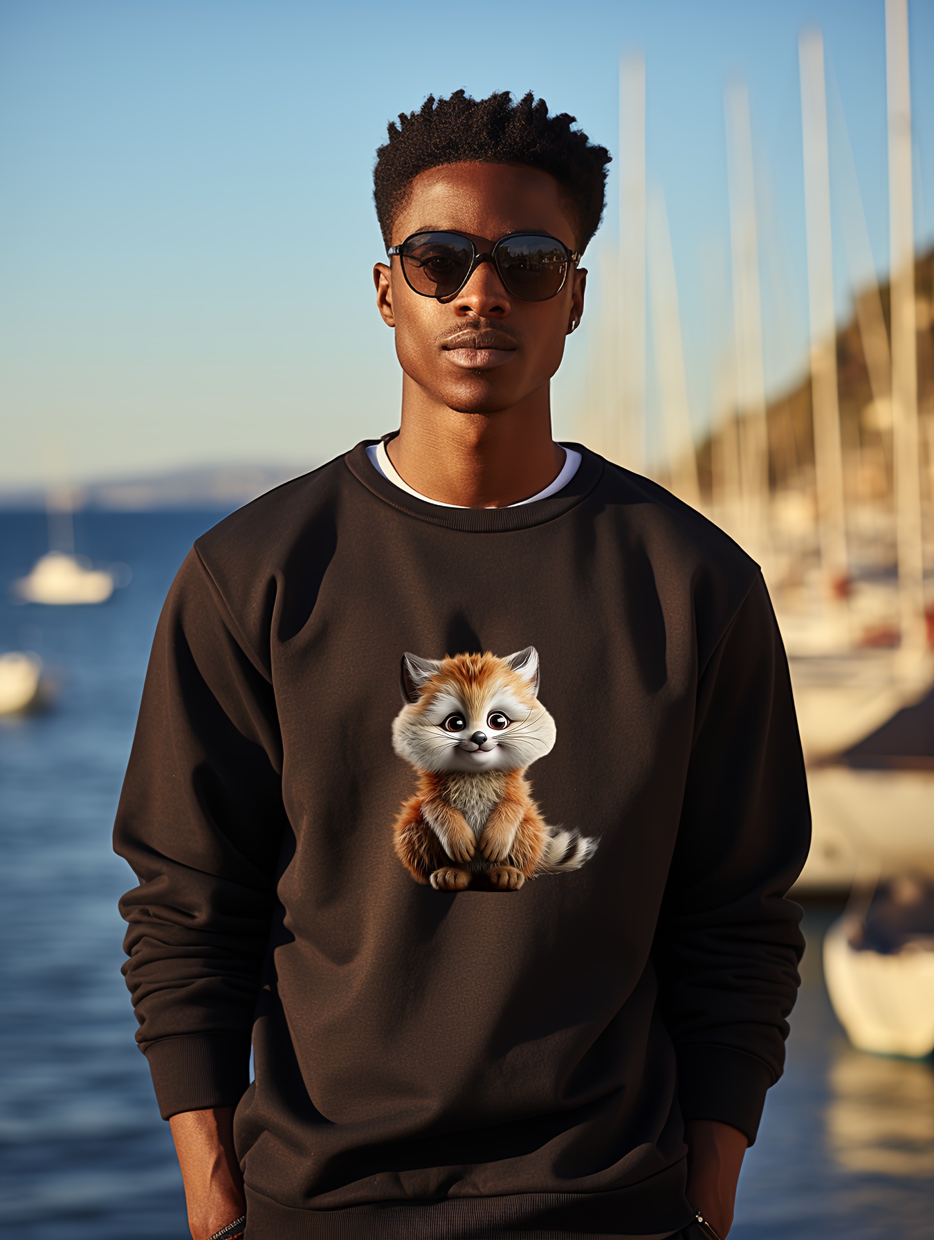 Fox clearance sweatshirt mens