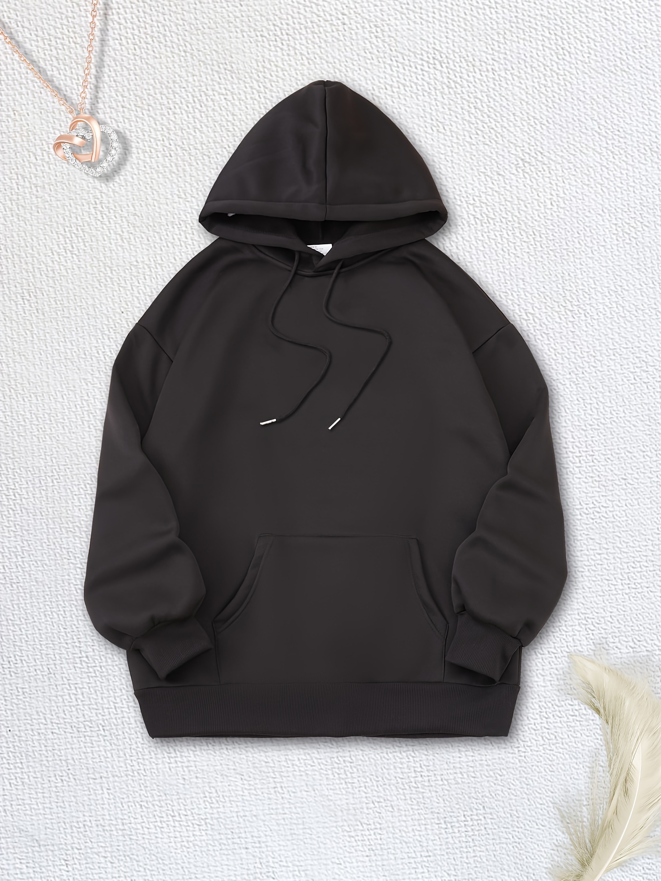 Letter Hooded Sweatshirt Long Sleeves Temu