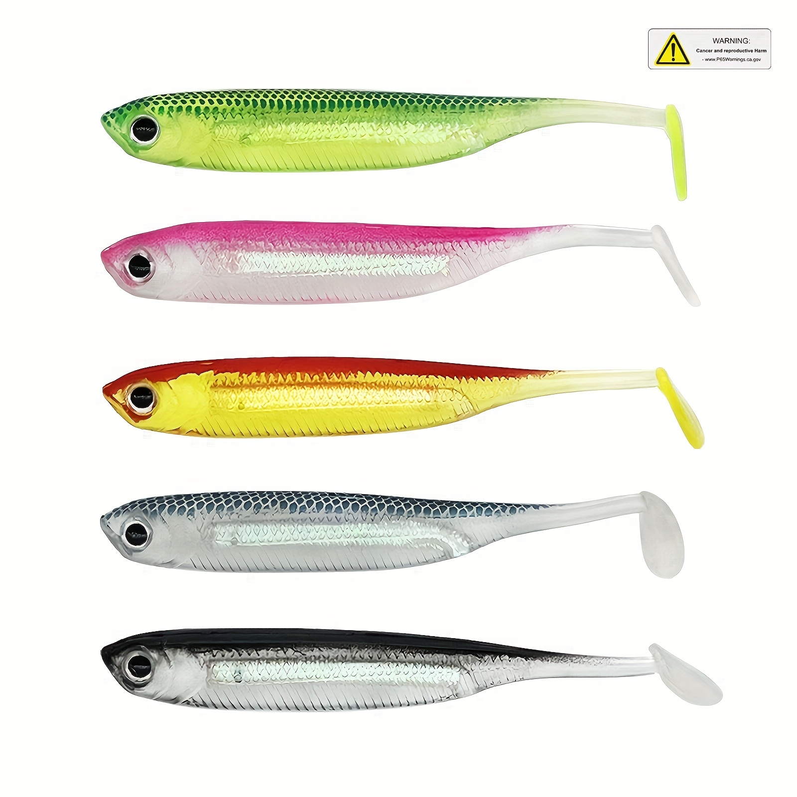 Premium Soft Plastic Fishing Lures For Bass Trout Walleye - Temu