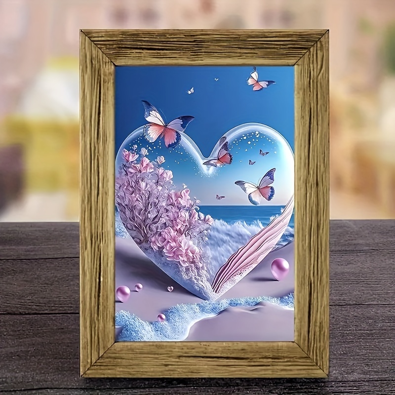 Diy Artificial Diamond Painting Beach Shell Art Handmade - Temu