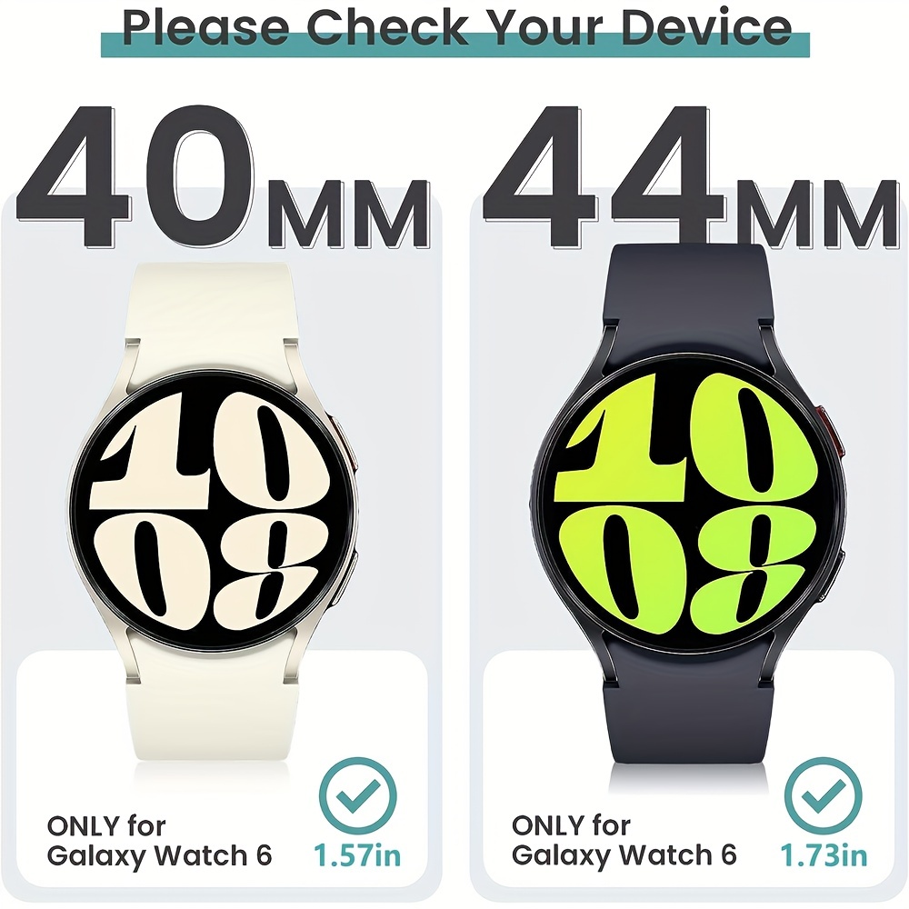 Case For Samsung Galaxy Watch 6 40mm/44mm Shockproof TPU Screen Protector  Cover