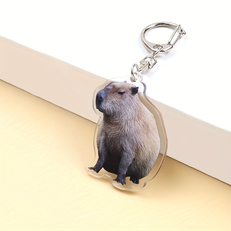 Resin Capybara Acrylic Keychain Cartoon Capybara Capybaras Animal Resin  Keyring Girls Gifts – the best products in the Joom Geek online store