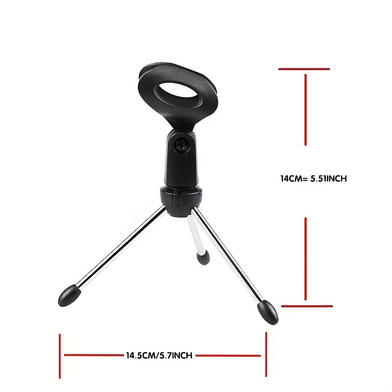 Soporte Trípode Micrófono Triangular Escritorio Computadora - Temu