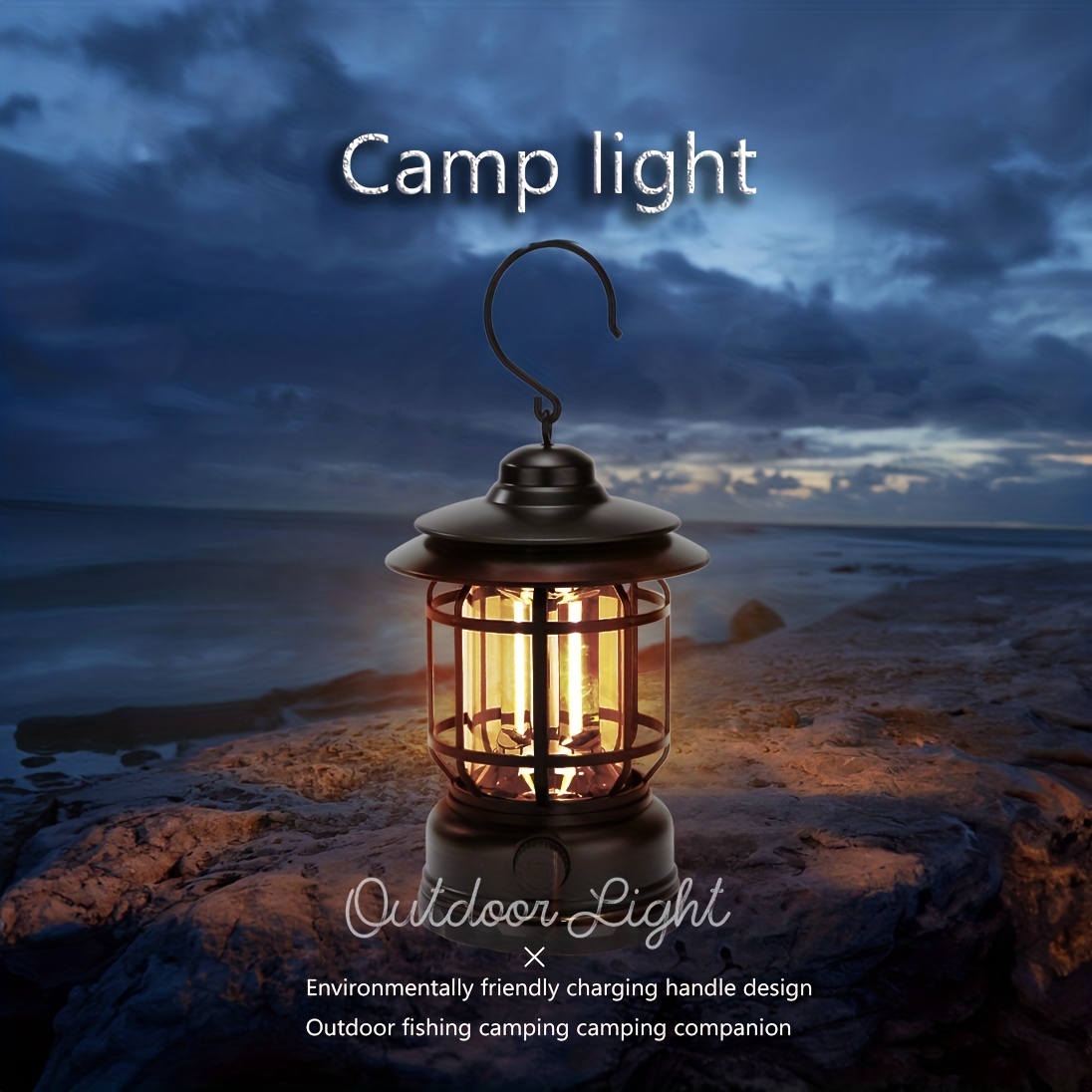 Lampada LED da Campeggio Ricaricabile USB, Lanterna da Campeggio Portatile  Impermeabile, LED Luce Esterna per Campeggio, Escursionismo