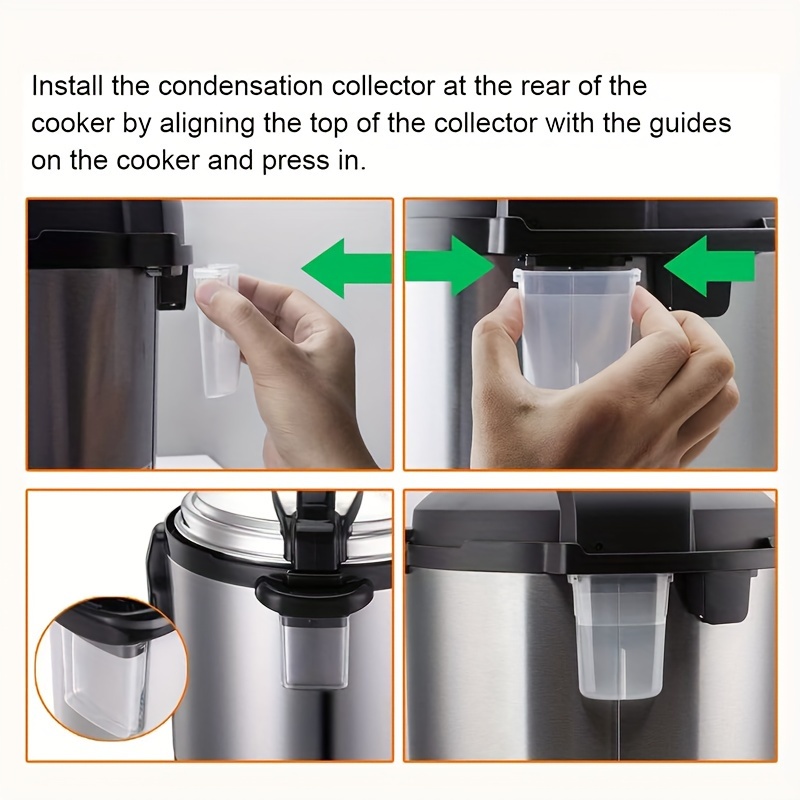 2pcs/4pcs ,Original Condensation Collector Cup Replacement For Instant Pot  DUO, ULTRA, LUX, 5, 6, 8 Quart All Series Ultra 60, DUO60, DUO89, And LUX80