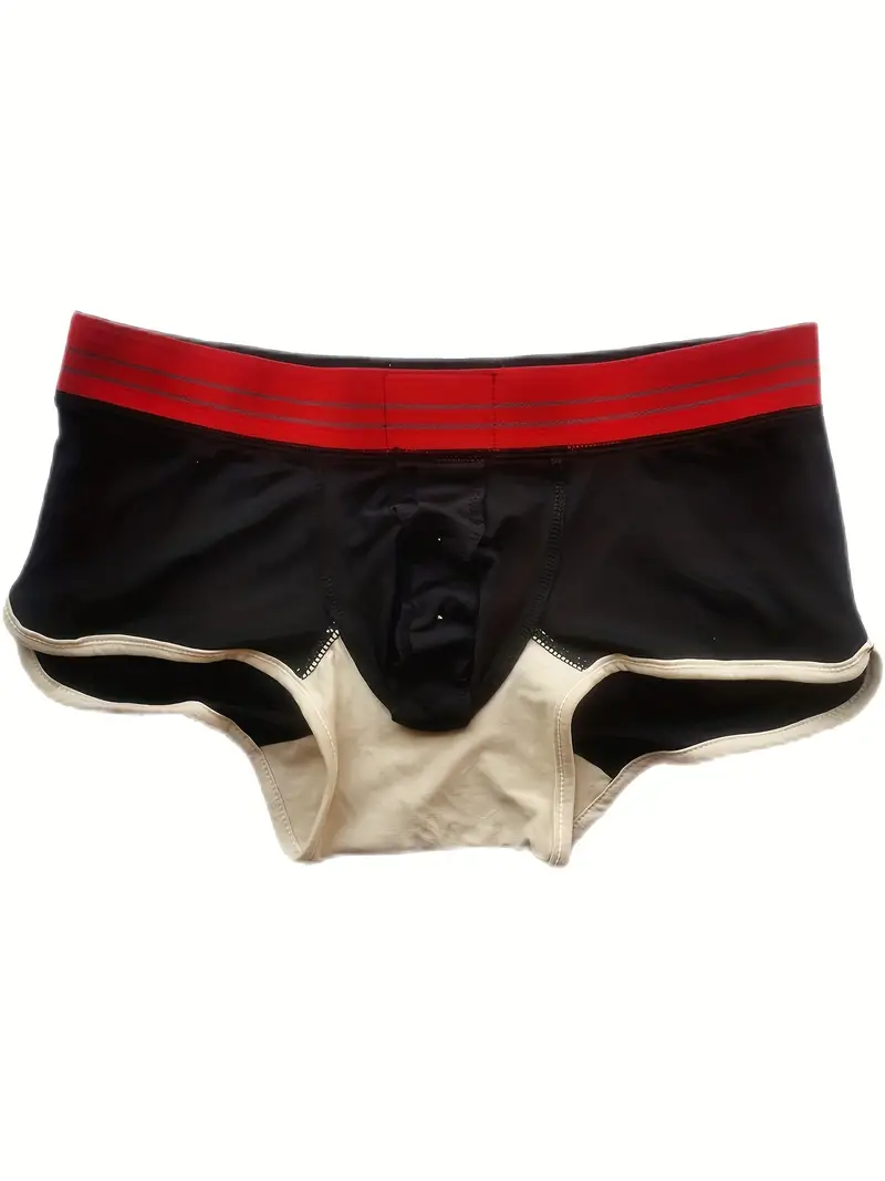 Men's Underwear Sexy Low Waist Open Front U Lug Pouch Fit - Temu Canada