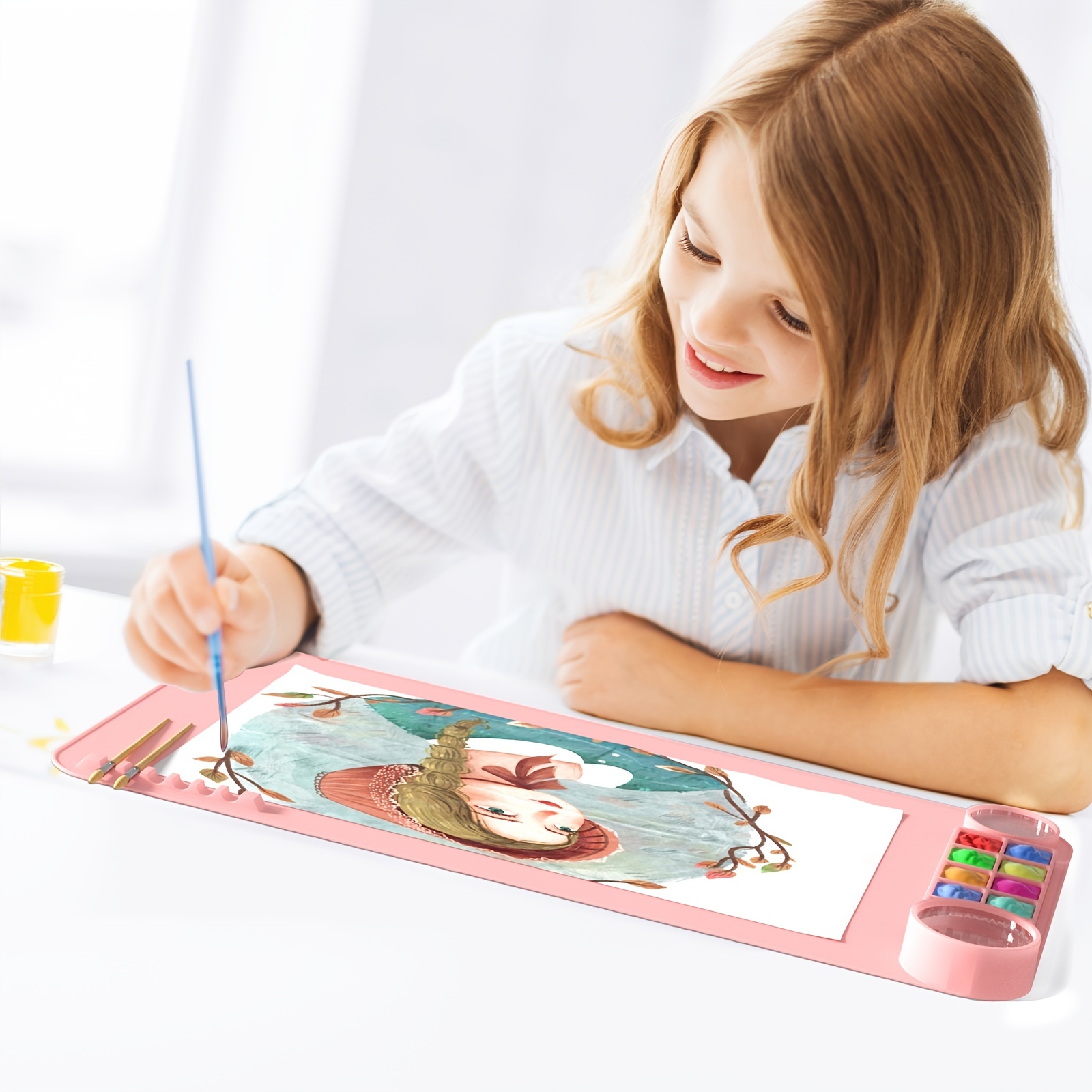 Silicone Painting Mat Children's Art Mat Washable Silicone Graffiti Mat Oil  Painting Mat Children's Drawing Board Paint Mat - Temu Japan