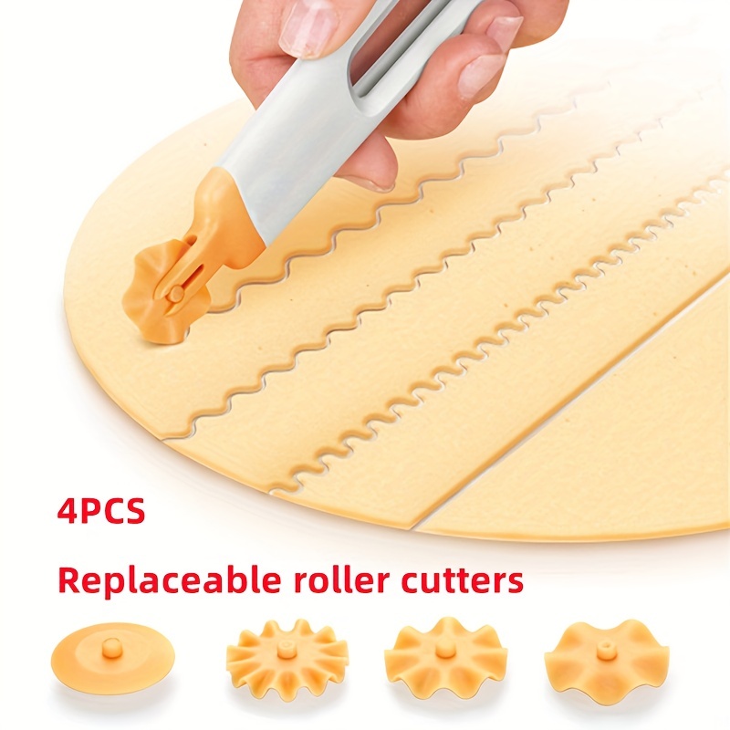 1PC Pasta Maker Wheel Cutter, Biscuit Roller Molds For Baking And Dough,  Fancy Cutting Kitchen Accessories, Kitchen Gadgets, DIY Supplies, Baking  Tool