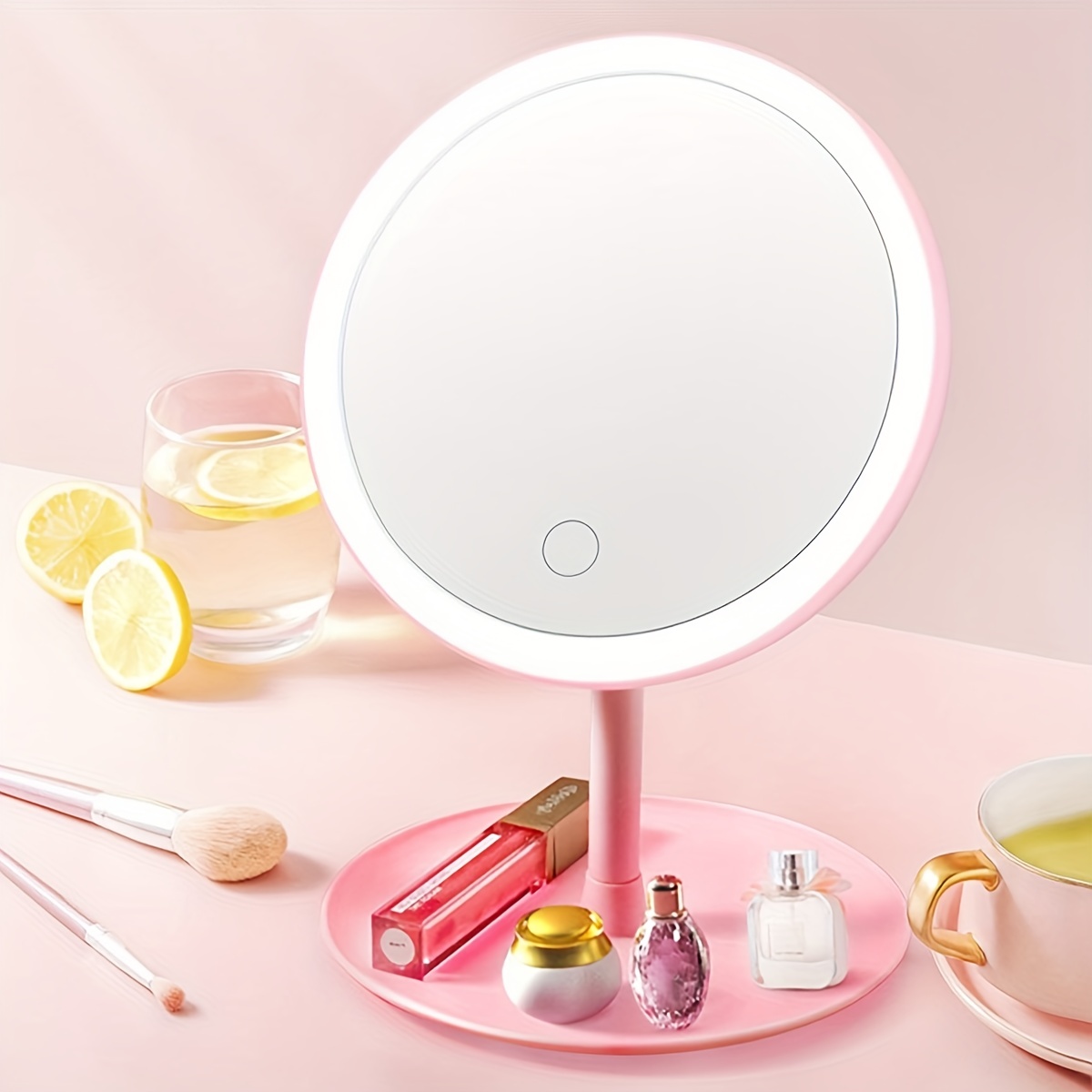 Makeup spiegel Licht Desktop netzrot Weibliche Fülllicht - Temu