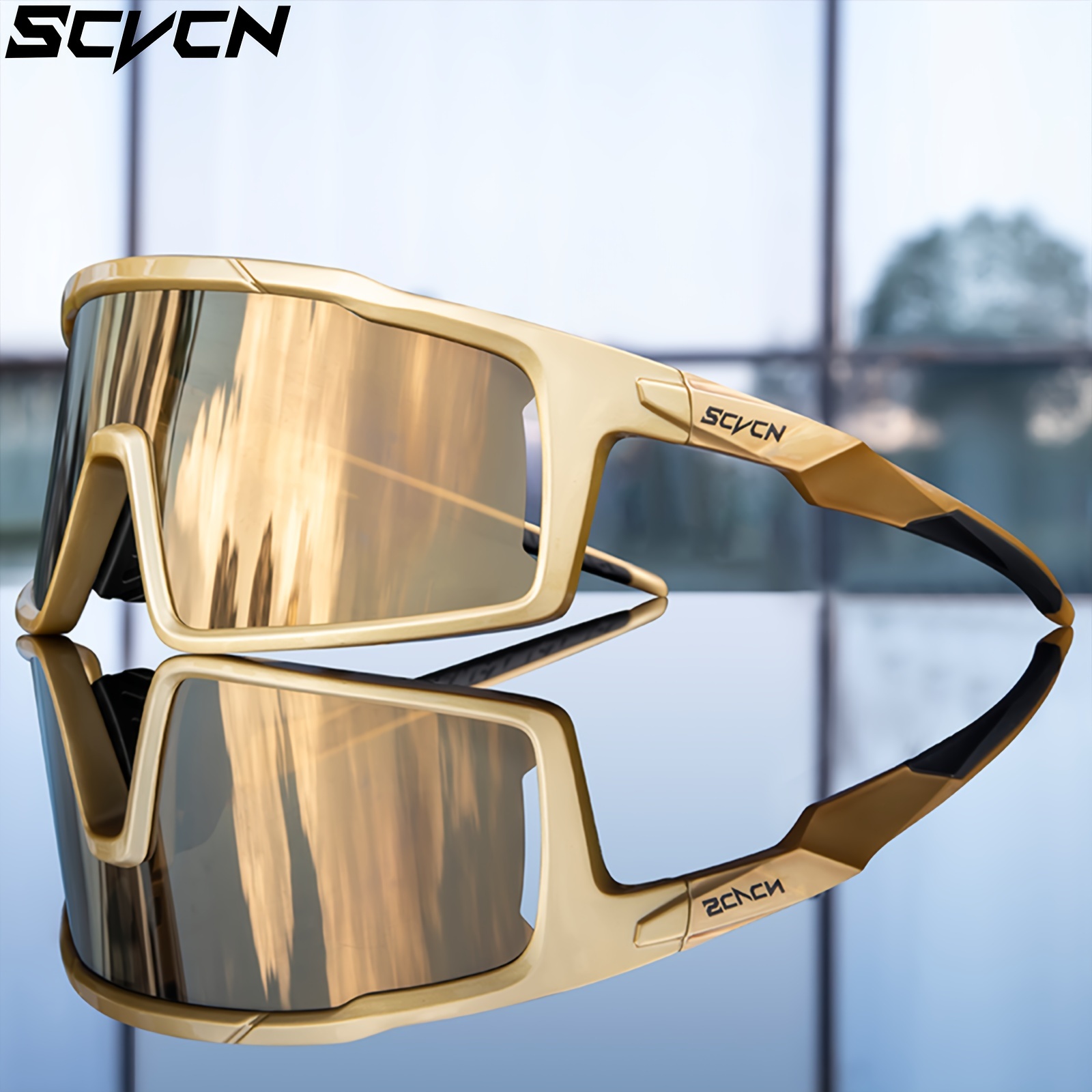 Colorful Mens Cycling Glasses Wind And Dust Proof Outdoor Fashion