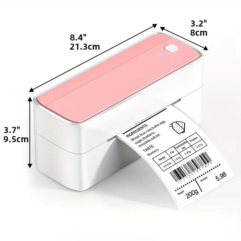 Stampante Etichette Adesive, MUNBYN 4x6 Stampante per Etichette Termiche  USB, Alta Velocità da 150mm/s, Spedizione
