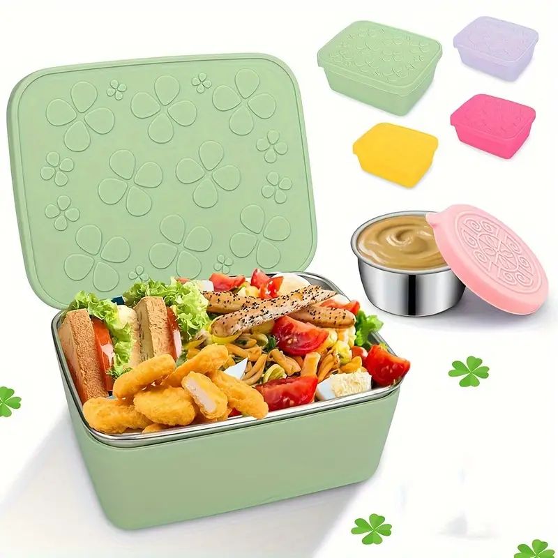Stainless Steel Snack Containers, Metal Food Storage Container