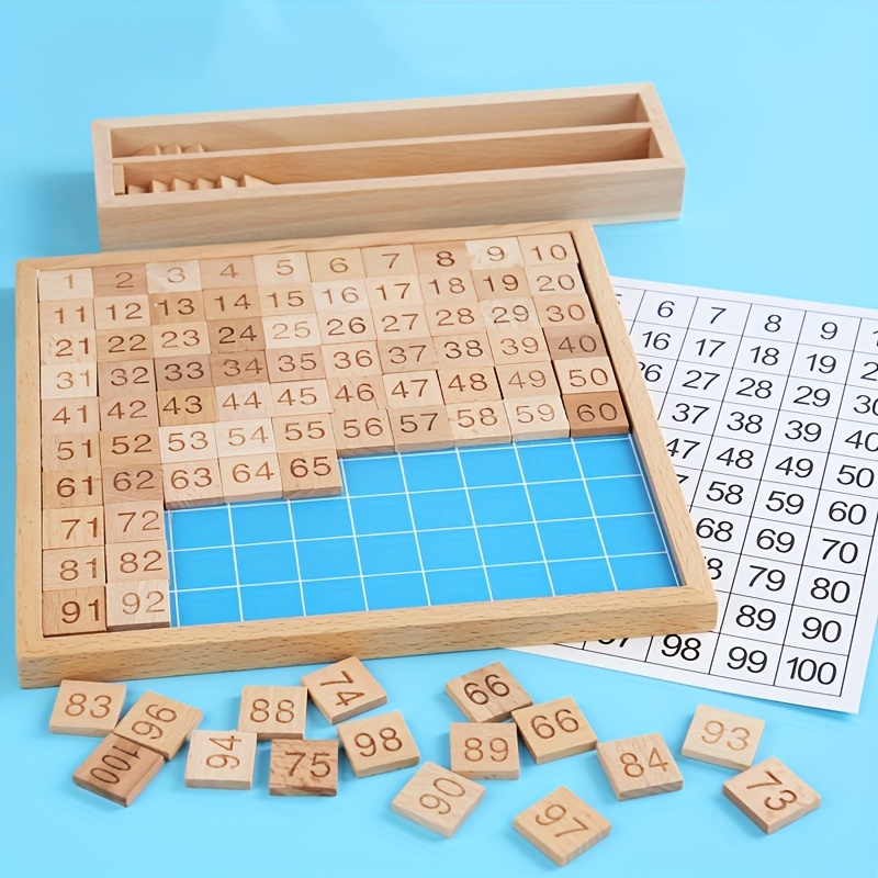 Montessori Materials Small Wooden Numbers