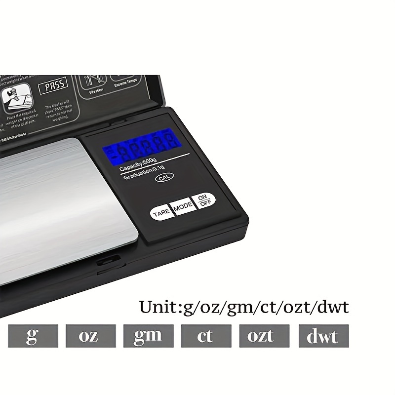 Gram Scale Digital Pocket Scale Electronic Smart Weigh Scale