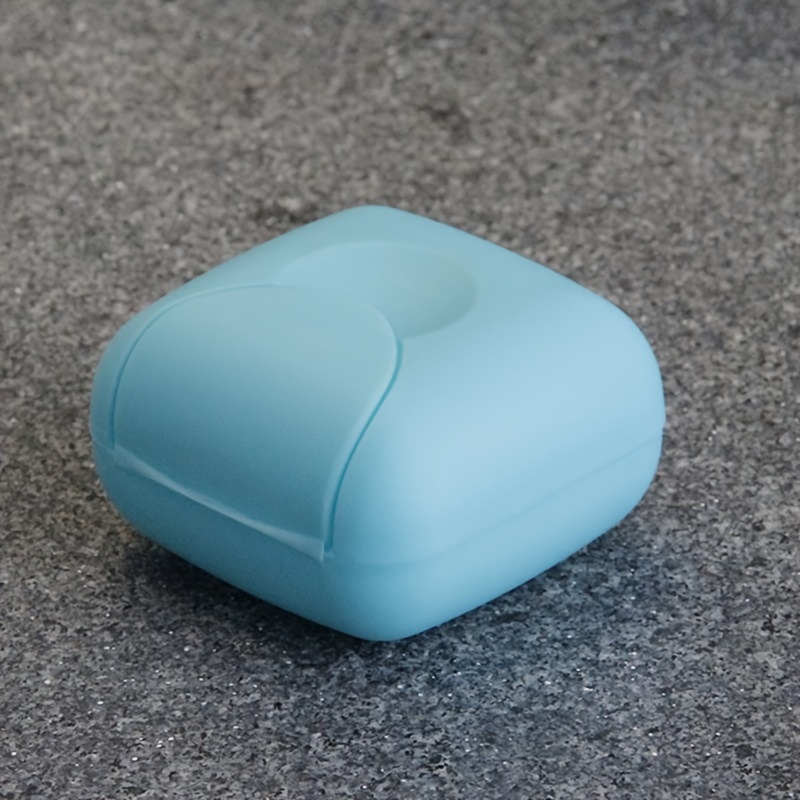 Soporte Para Jabón De Viaje, Recipiente Portátil Para Platos Con Tapa