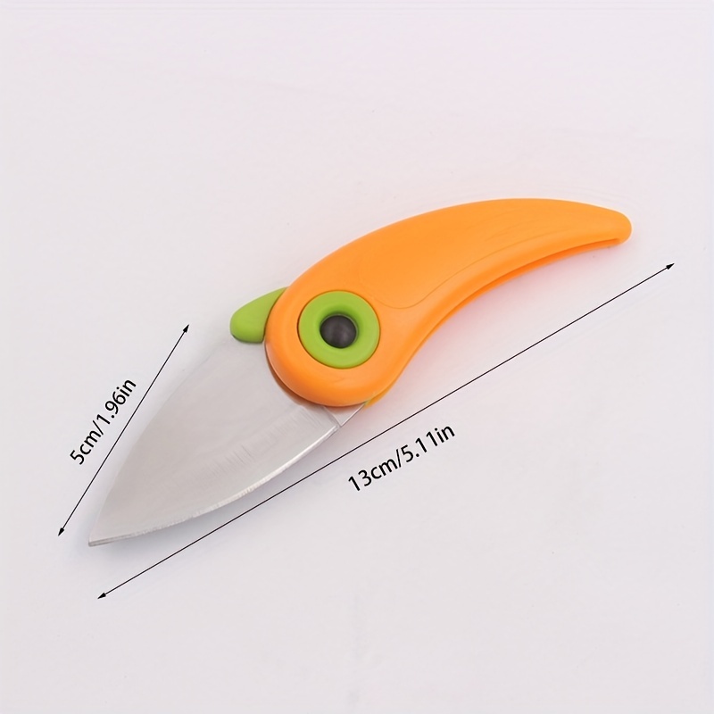 Ceramic Paring Knife, Pocket Knife Folding Knife, Super Sharp Blade only  Fruit Peeling Vegetable Cutting, Easy-to-Carry 