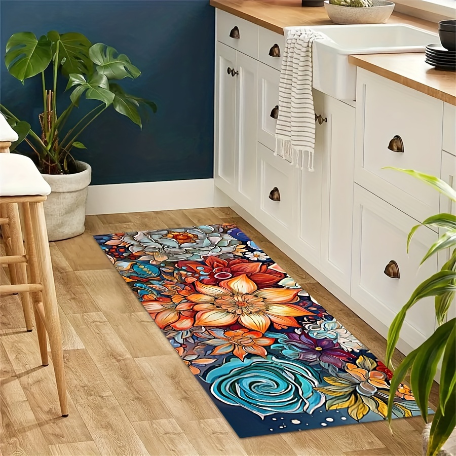 Kitchen Rugs And Mats Non slip Absorbent Mats For - Temu