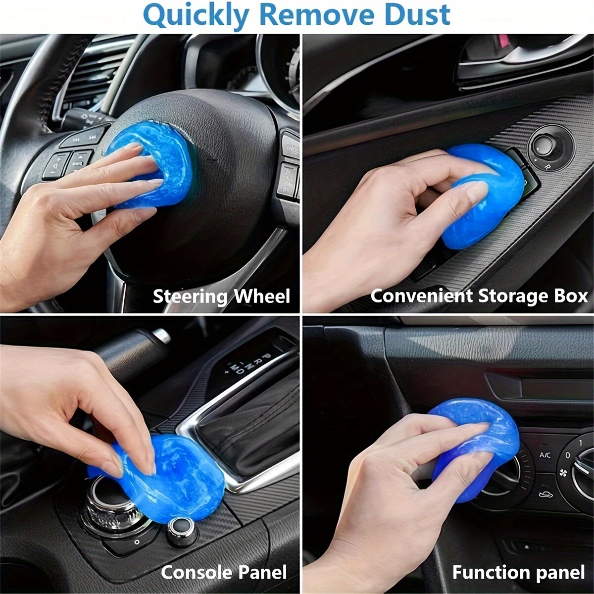 Car Interior Cleaning Soft Glue: Easily Clean Air Vents - Temu