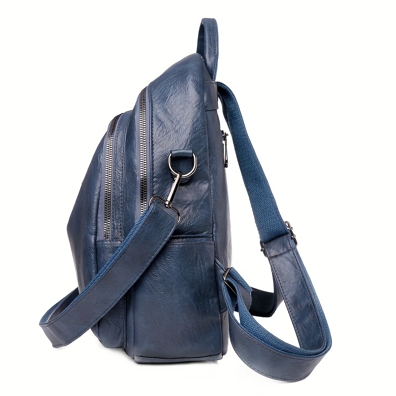 Retro Polka Dot Print Backpack Purse, Fashion Two-way Shoulder Bag,  Multifunctional Travel School Bag - Temu