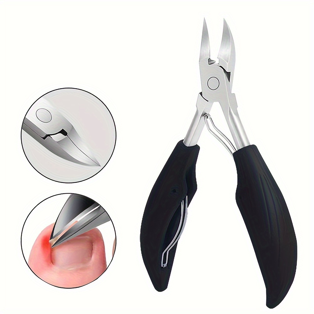 BEZOX Nail Clippers with Catcher for Seniors for Thick Nails, Fingernail  and Toenail Clippers