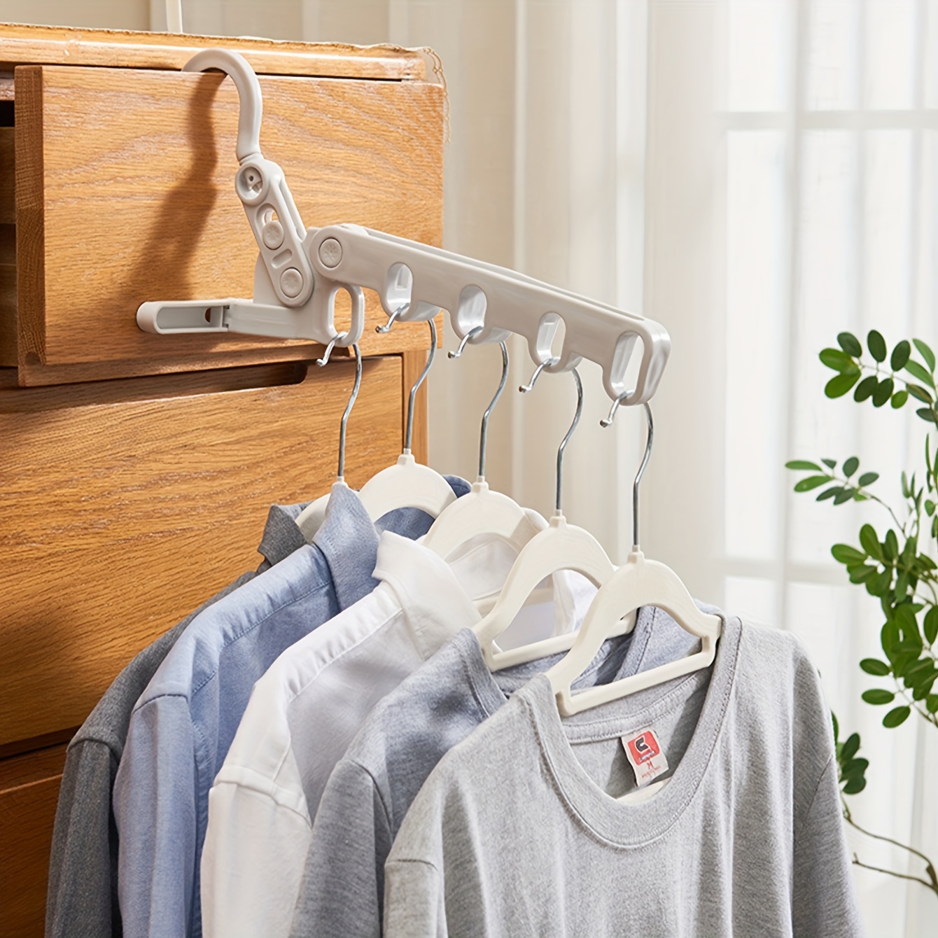 Portable Folding Clothes Hanger For Bathroom Wall mounted - Temu
