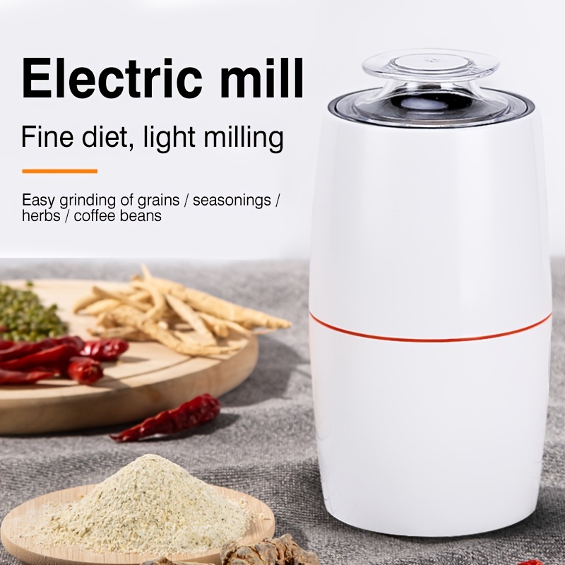 Q cg001 Electric Coffee Bean Powder Grinder Small Household - Temu