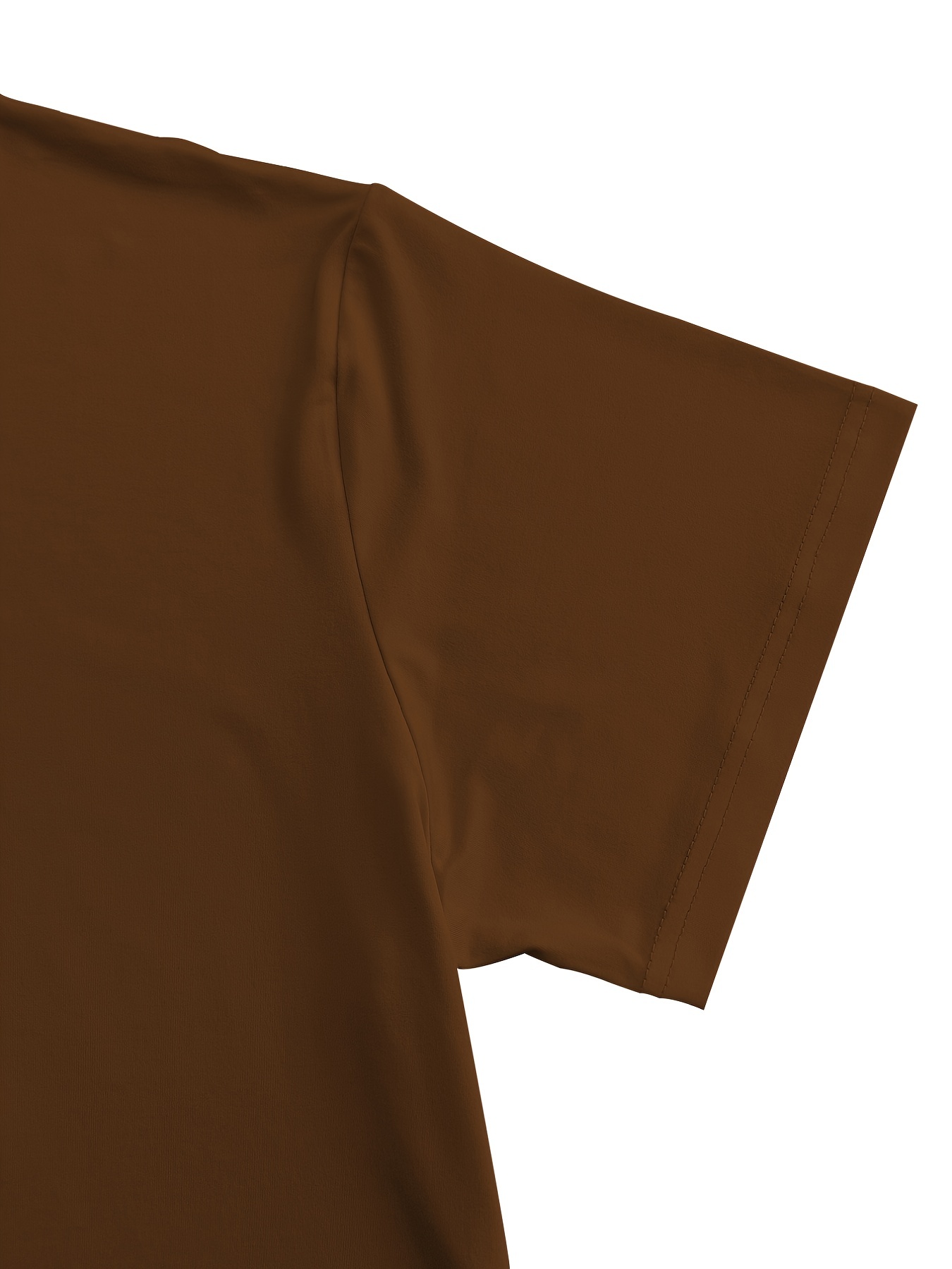 Plus Size Basic T-shirt, Women's Plus Plain Short Sleeve Round Neck Medium Stretch T-shirt