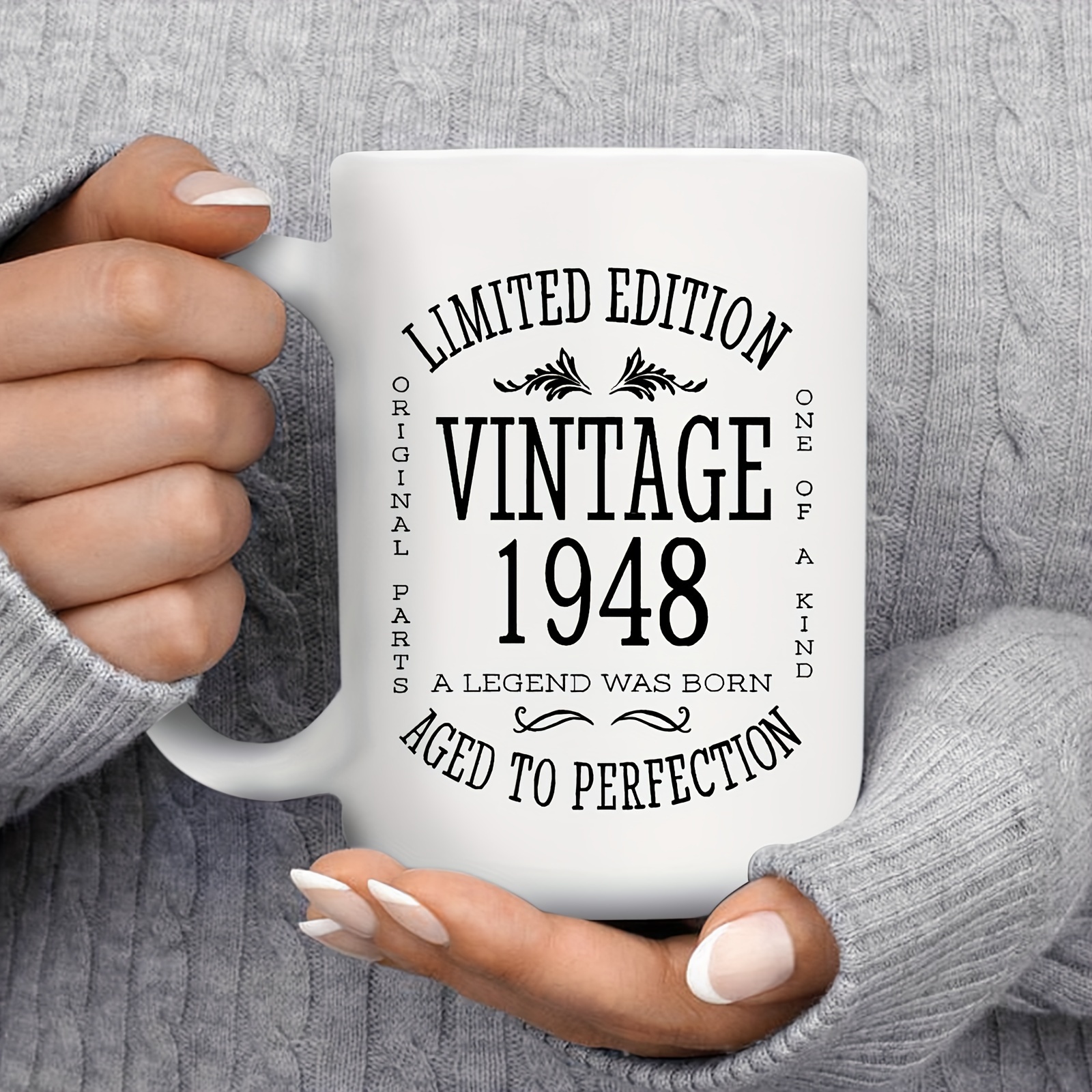 Funny 1948 75th Birthday Gift Ideas Coffee Mug For Men And Women