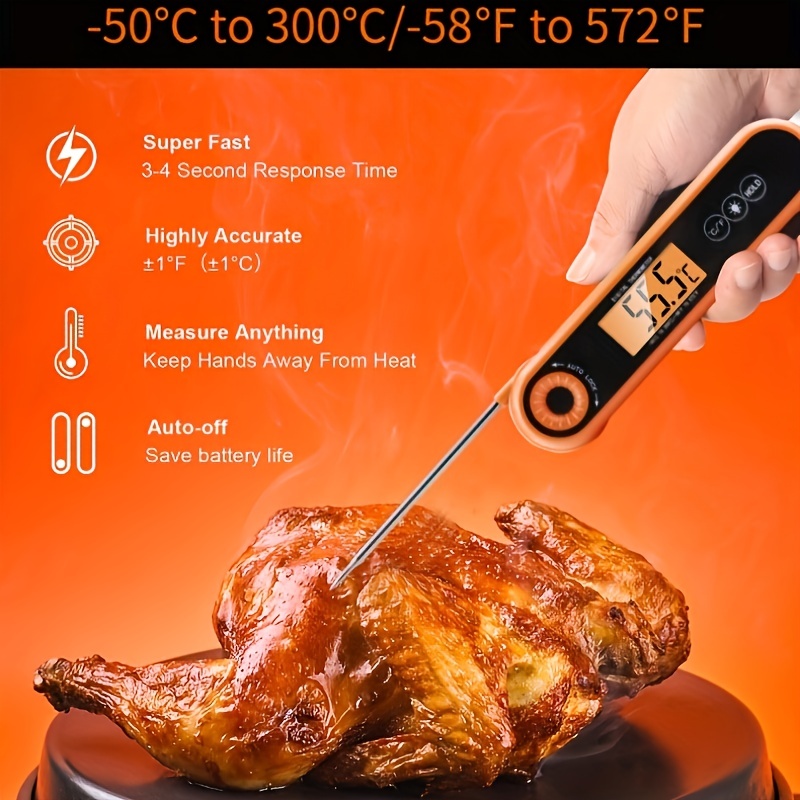 Lecture instantanée de la viande numérique Thermomètre avec sonde