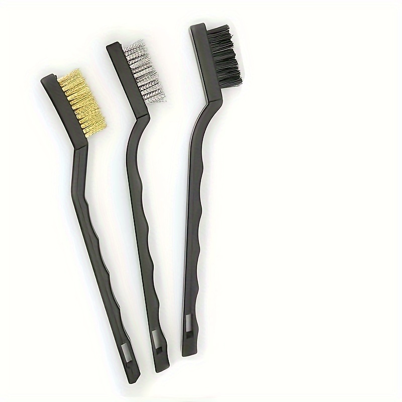 1Pc Range Hood Plastic Cleaning Scrub Brass Wire Brush Cooktop