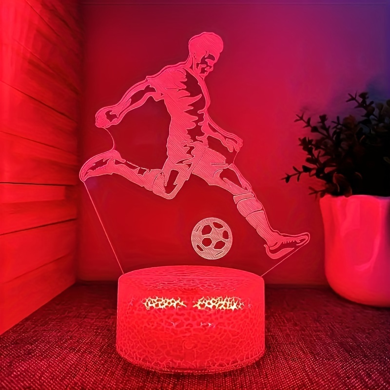 1 Lámpara Ilusión 3d Fútbol Americano ​​luz Nocturna Regalos - Temu