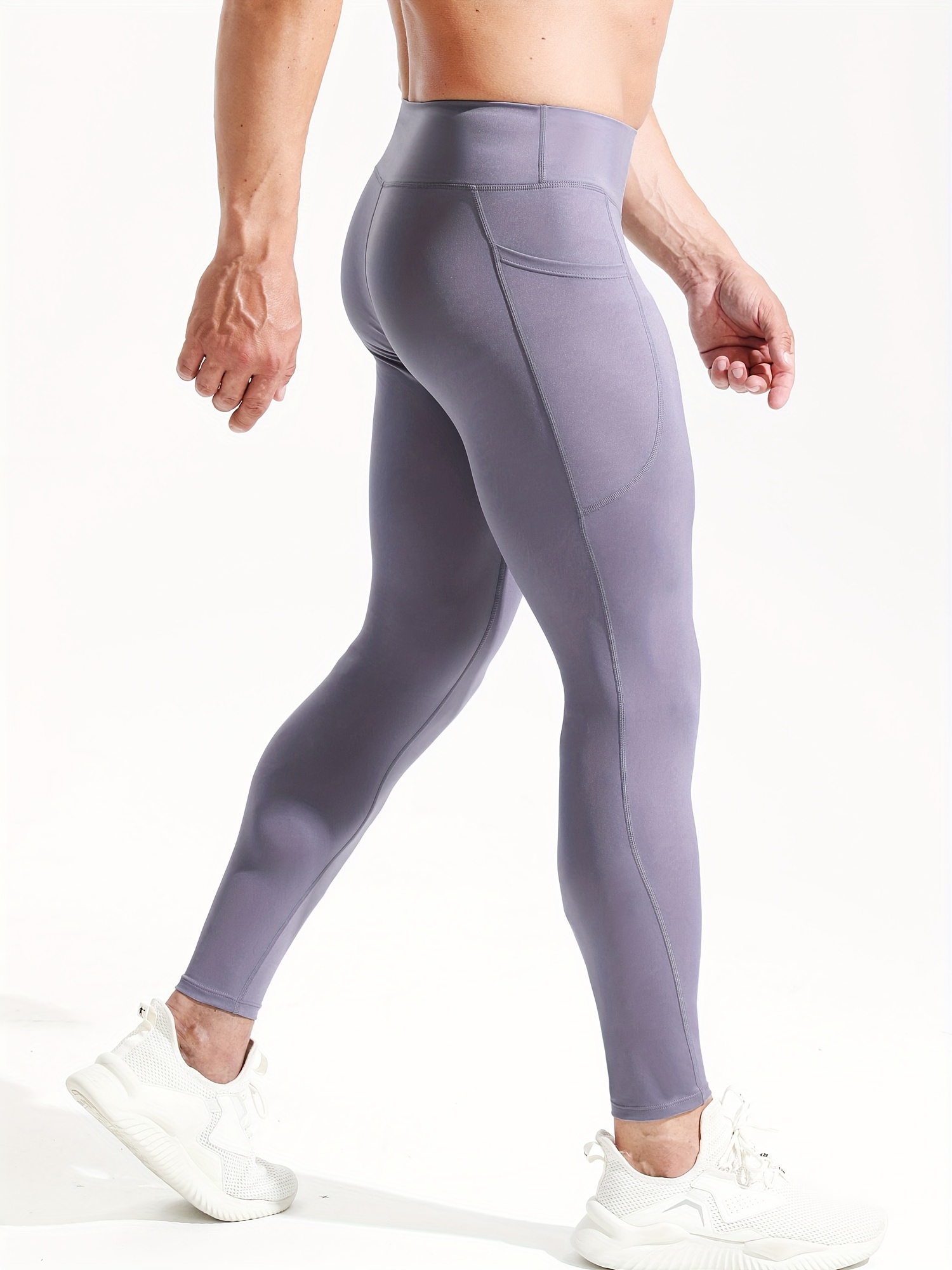 Men's Comfortable Breathable Tight Pants Yoga Track Sports - Temu