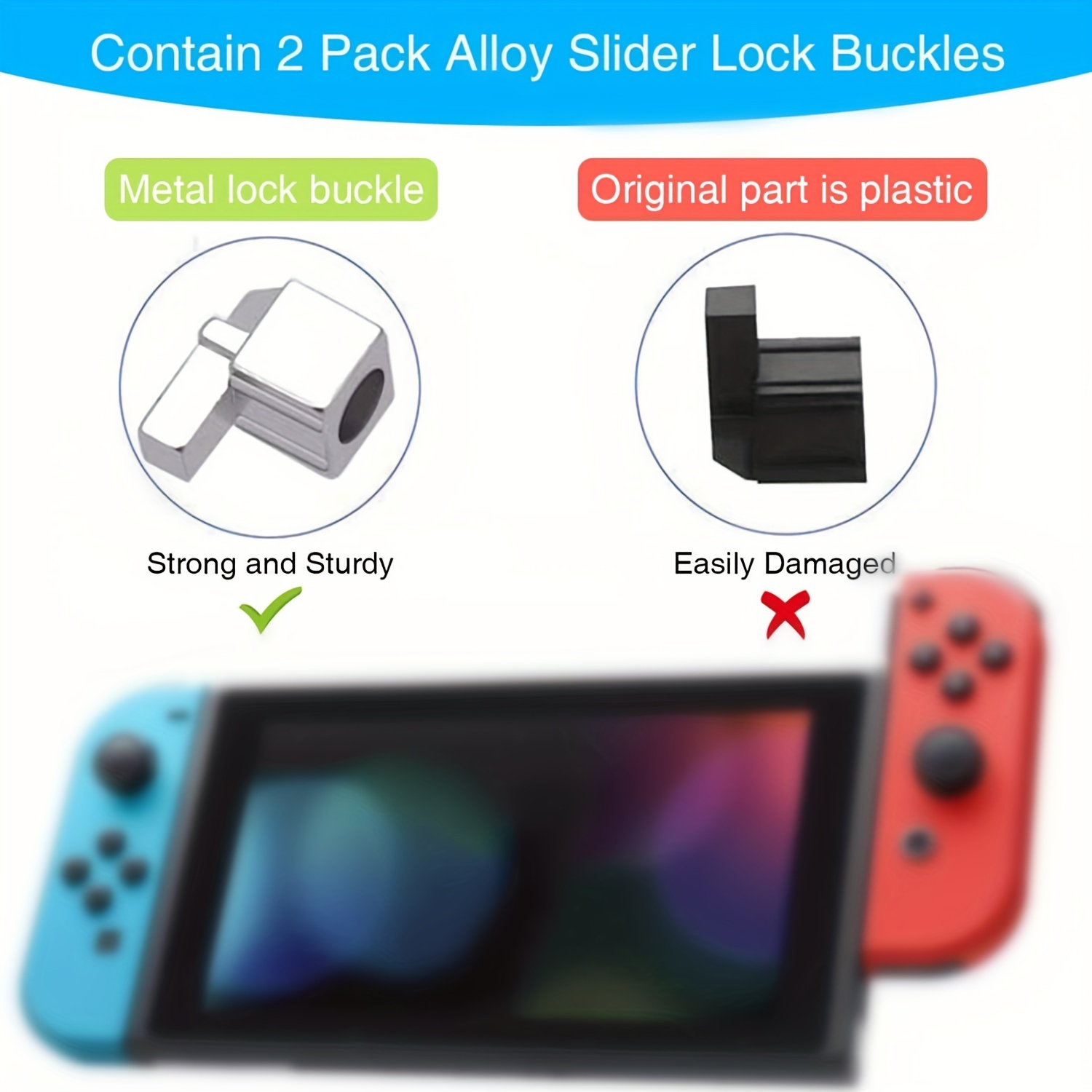 33Pcs 3D Analog Sensor Stick Joystick Repair Kits for Nintendo Switch NS  Joy-Con