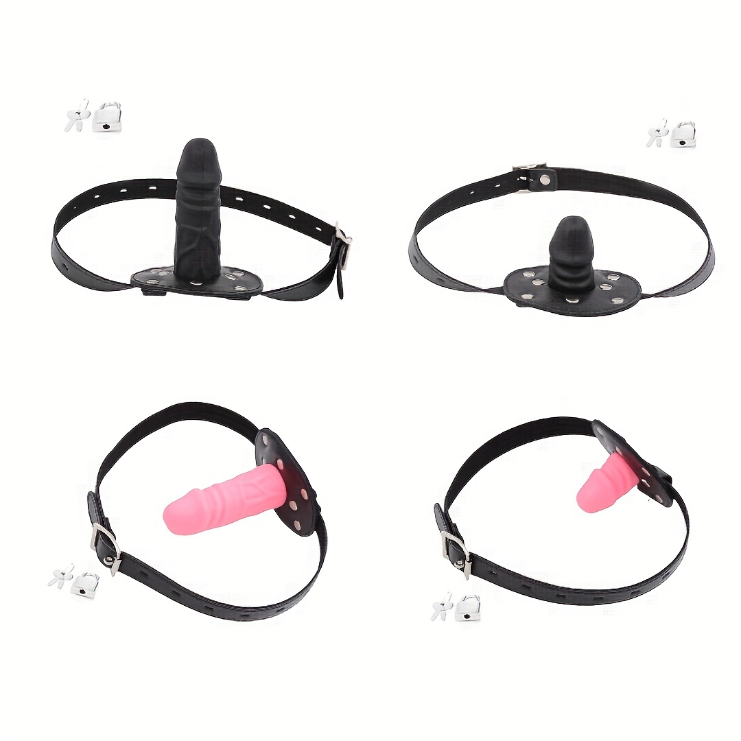  Sex Open Mouth Gag with O Ring, Bondage Restraints Toys SM Bite  Gag Muzzles for Sex (Style-1) : Health & Household