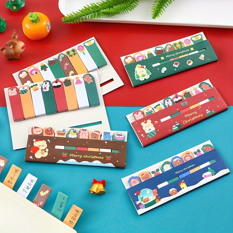 Cartoon Christmas Sticky Notes 30 Sheets
