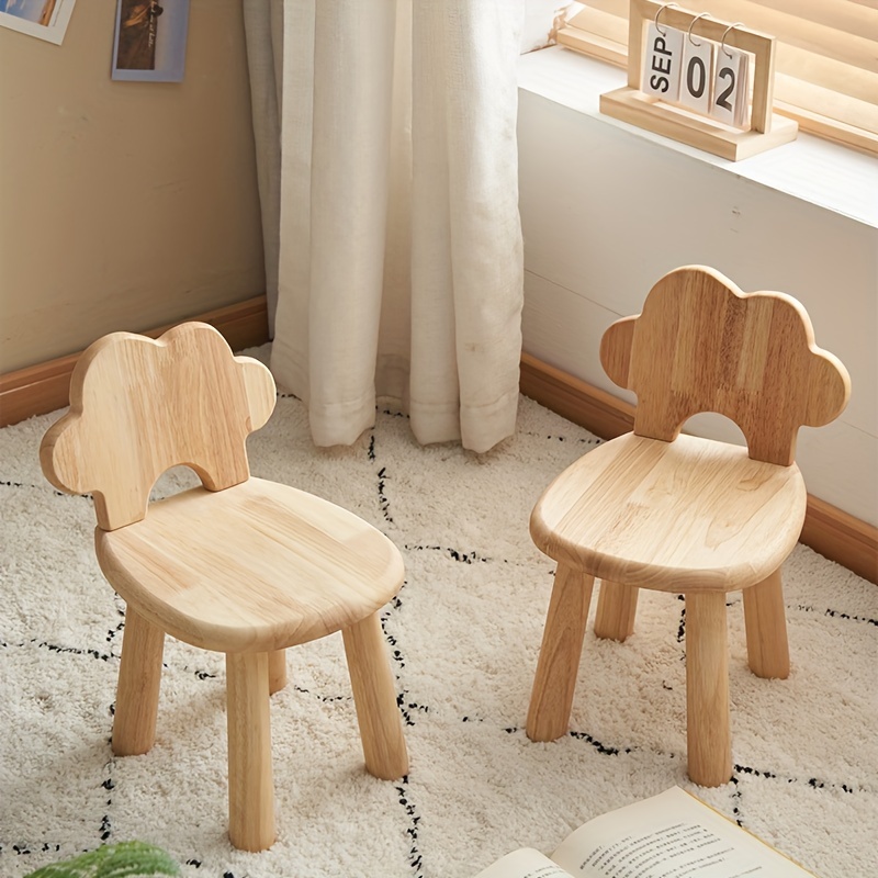 Wooden Step Stool For Kids And Adults Shoe Changing Chair - Temu