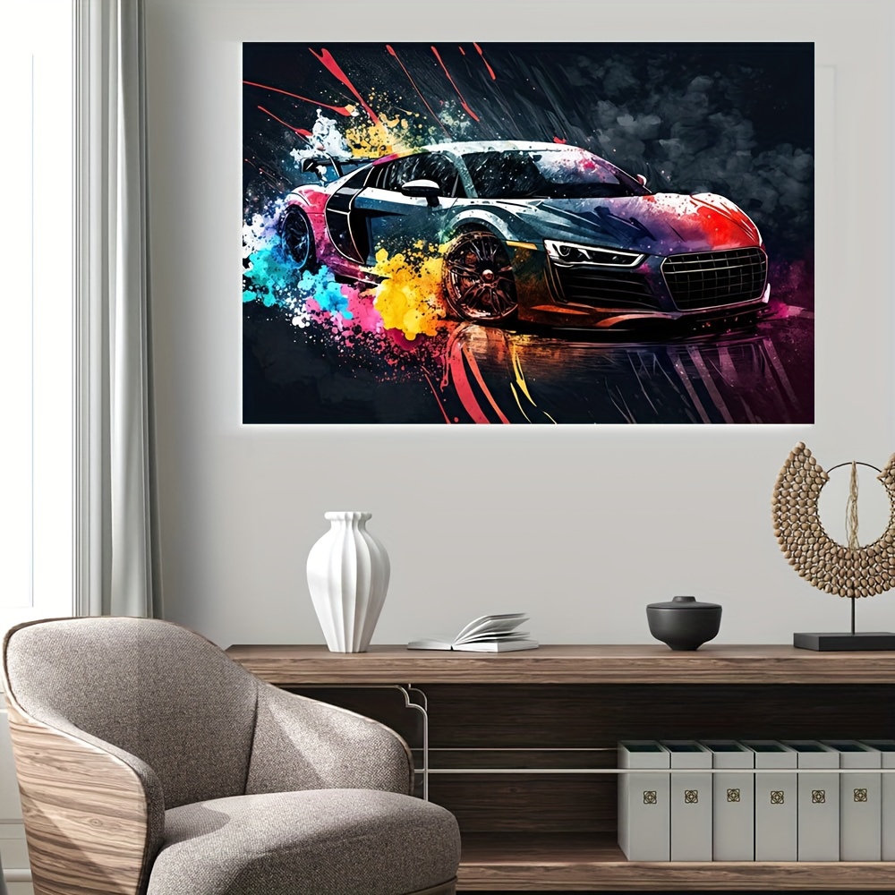 Supercar | Audi R8 Poster - Car Posters for Boys Room - Car Wall Decor -  Car Room Decor - Car Posters for Men | 11x14 Inches Unframed