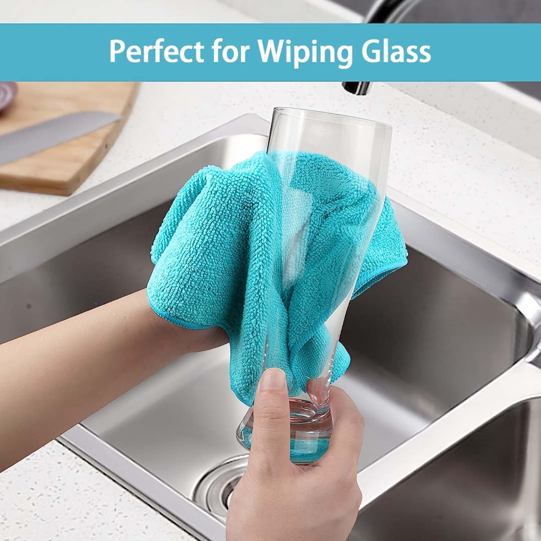 Microfiber Cleaning Cloths, All-purpose Soft Absorbent Cleaning Rags, Lint  Free - Streak Free Wash Cloth For House, Kitchen, Car, Window, Gifts - Temu