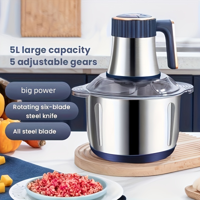 Us Plug Food Processor electric Food Chopper Meat Grinder - Temu