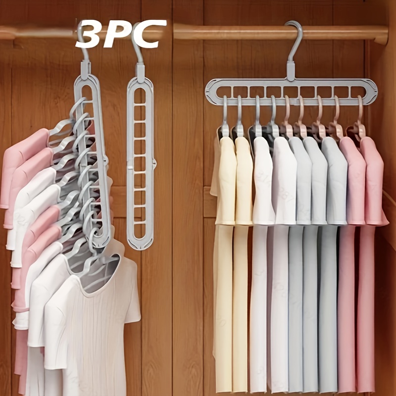 Pmmj Black/random Color Magic Space Saving Hangers Premium - Temu