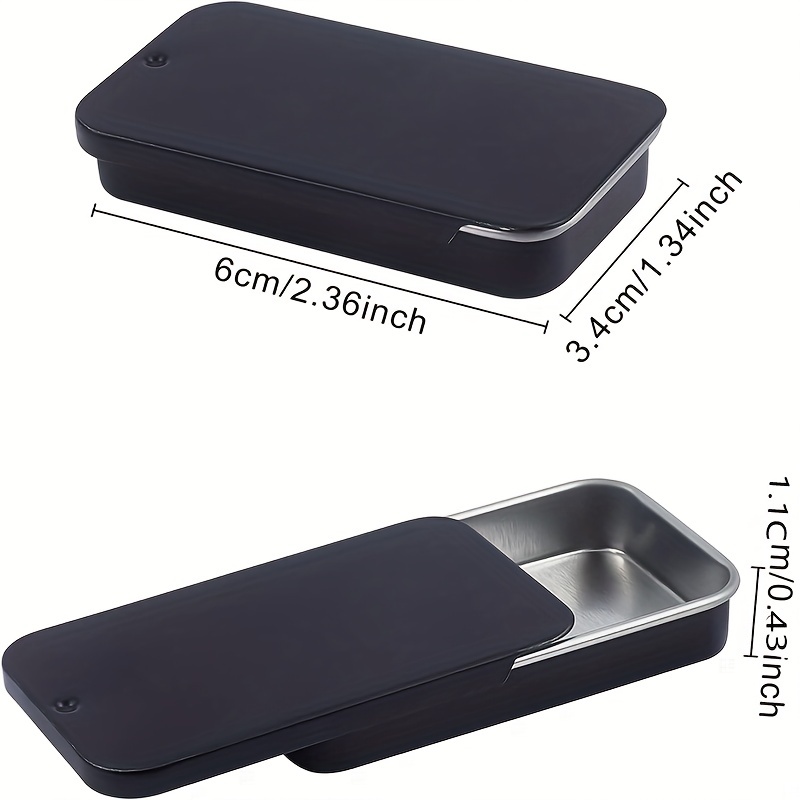 Mini sliding shop lid tins