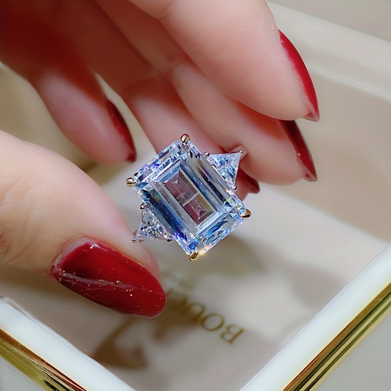 Yellow Cubic Zirconia Ring for Women