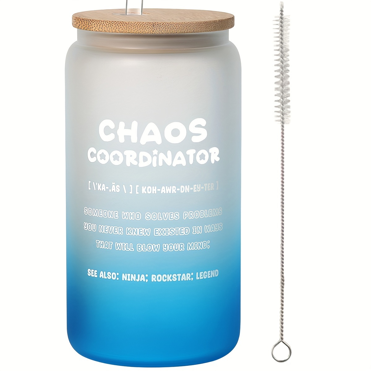 Chaos Coordinator Mug Portable Coffee Mugs Boss Lady Gifts - Temu