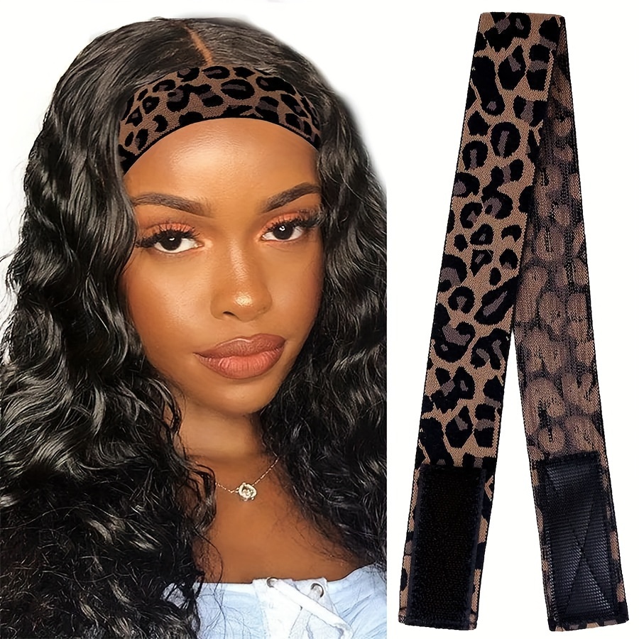 1pcs/5pcs Lace Melting Band Fashion Hair Elastic Band For Wigs Adjustable  Edge Scarf Elastic Headband With Magictape For Women Lace Wigs Comfortable  Edge Scarf Edge - - Temu