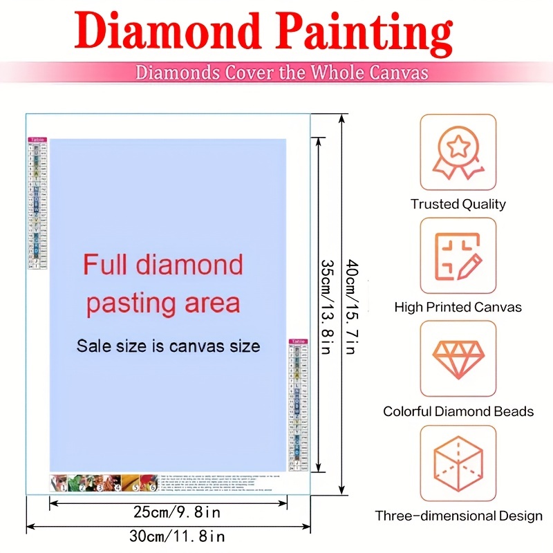 Kit Pintura Diamante Adultos 12.0 X 16.0 In Diseño Gato Rojo - Temu Chile