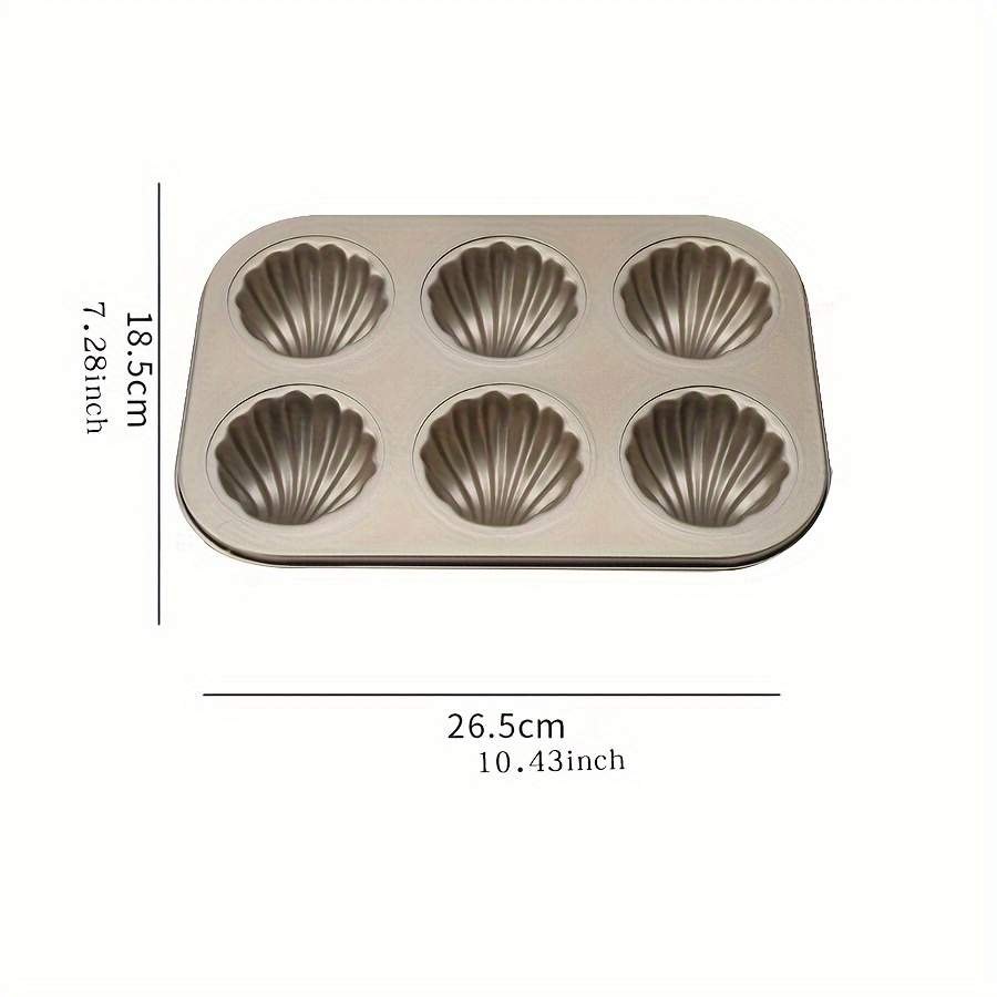 6 Cavity Bear Cake Mold Bakeware Madeleine Baking Pan - Temu